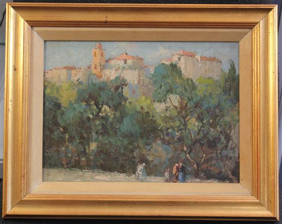 § William Lee Hankey (1869-1952) A View in Spain, 8 x 11in.